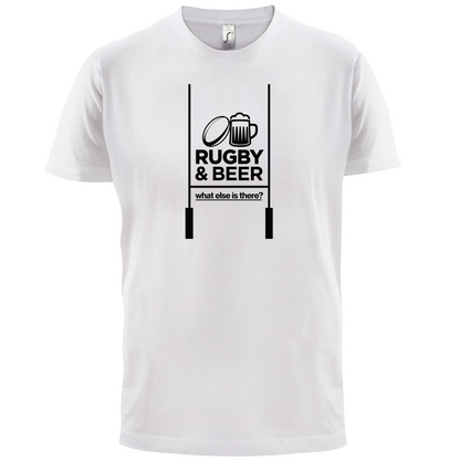 Rugby And Beer T Shirt