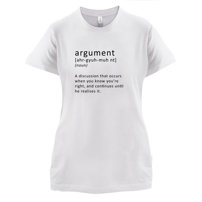 Funny Definition Argument T Shirt