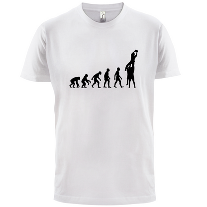 Evolution of Rugby Line Out T Shirt