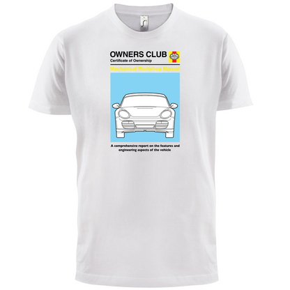 Car Owners Manual 987 T Shirt