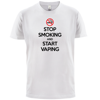 Stop Smoke Start Vaping T Shirt