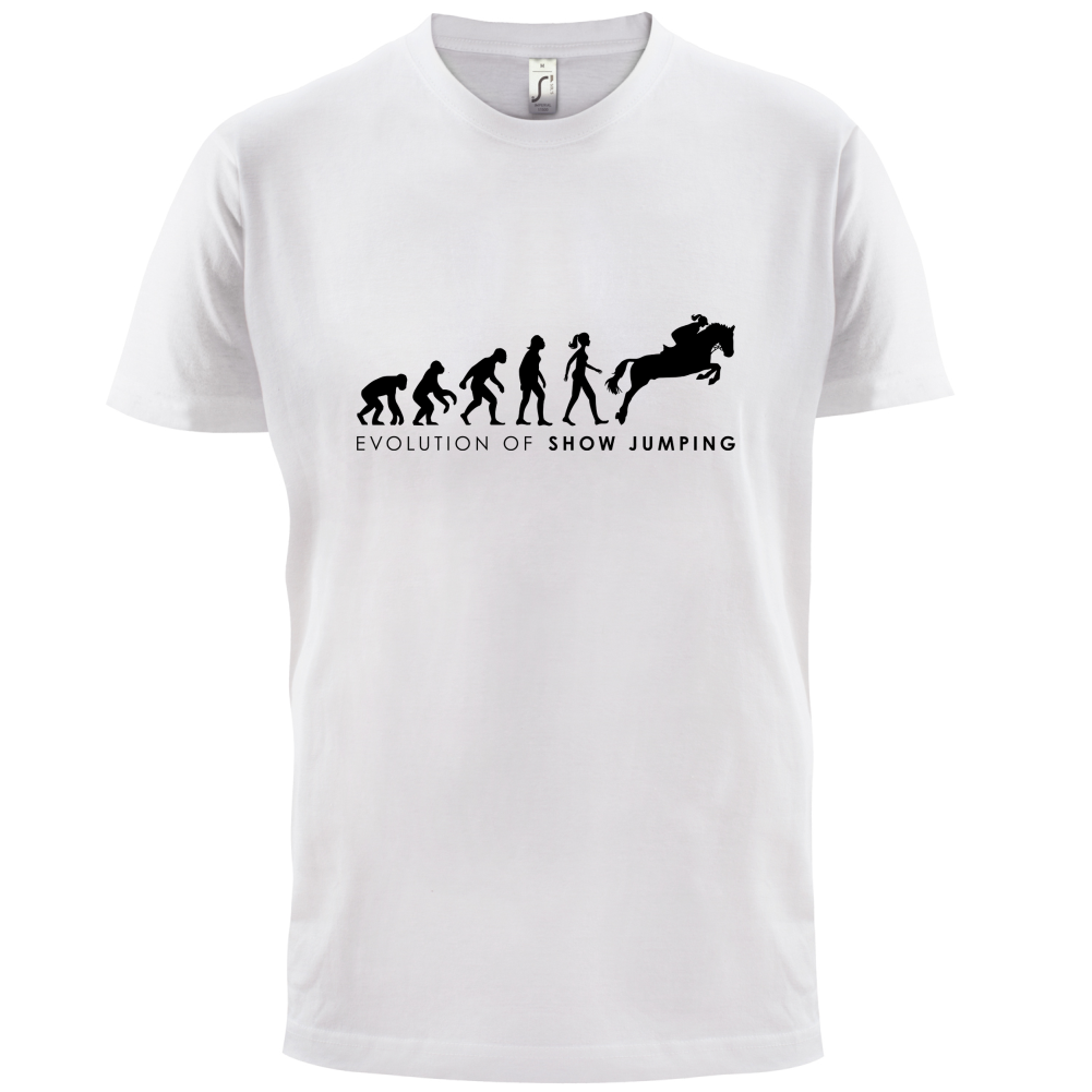 Evolution Of Woman Show Jumping T Shirt