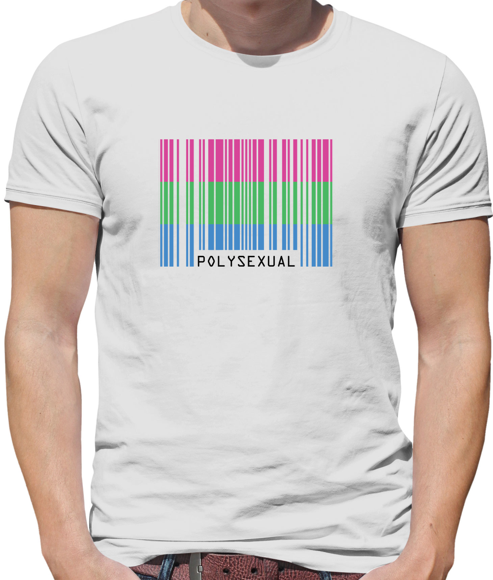 LGBT Barcode Flags - PolySexual T Shirt