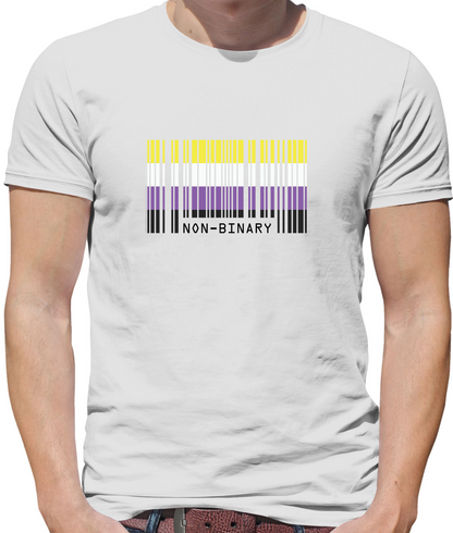 LGBT Barcode Flags - Nonbinary T Shirt