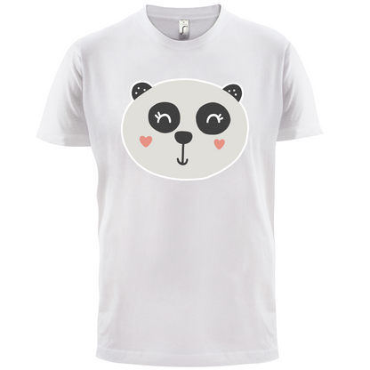 Smiley Face Cat Kids T Shirt