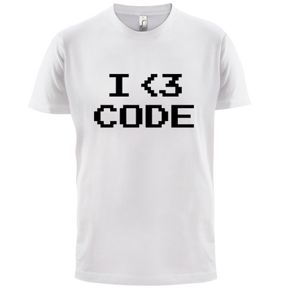 I Heart Code T Shirt