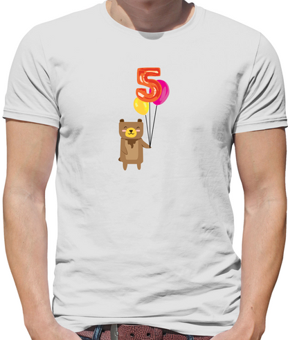 5th Birthday Bear T Shirt
