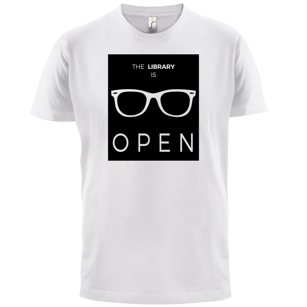 Library Is Open T Shirt