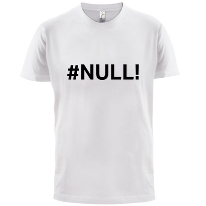 #Null T Shirt