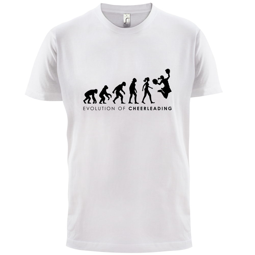 Evolution Of Woman Cheerleading T Shirt