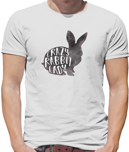 Crazy Rabbit Lady T Shirt