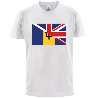 Half Barbados Half UK T Shirt