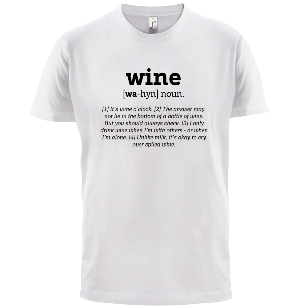 Definition Wine T Shirt