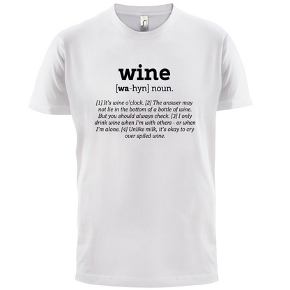 Definition Wine T Shirt