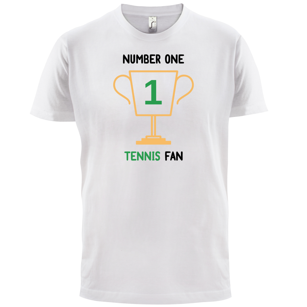 Number 1 Tennis Fan T Shirt