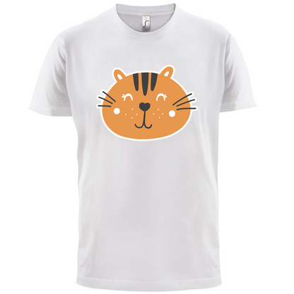 Smiley Face Tiger T Shirt