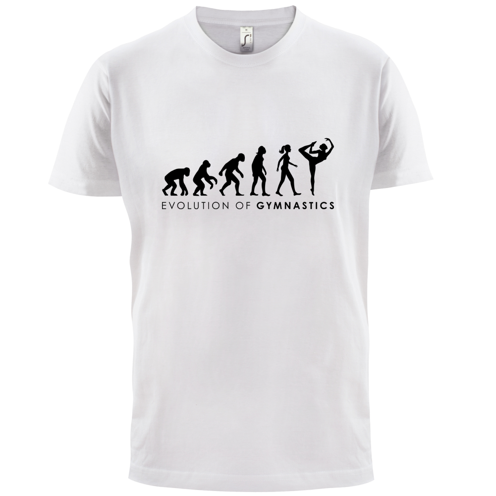 Evolution Of Woman Gymnastics T Shirt