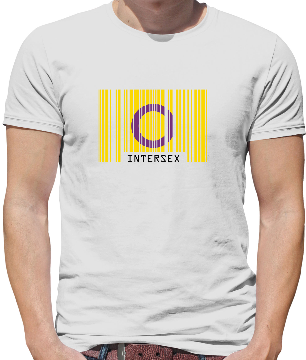 LGBT Barcode Flags - Intersex T Shirt