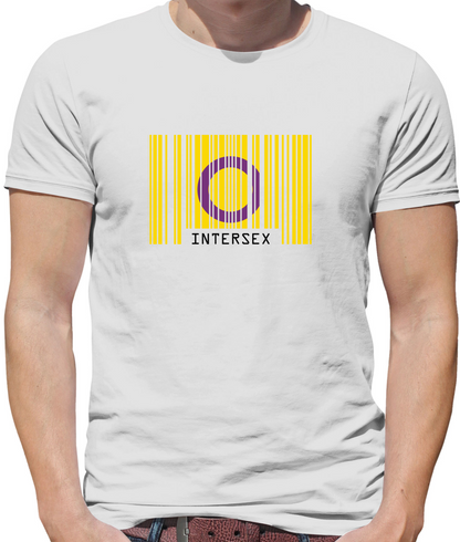 LGBT Barcode Flags - Intersex T Shirt