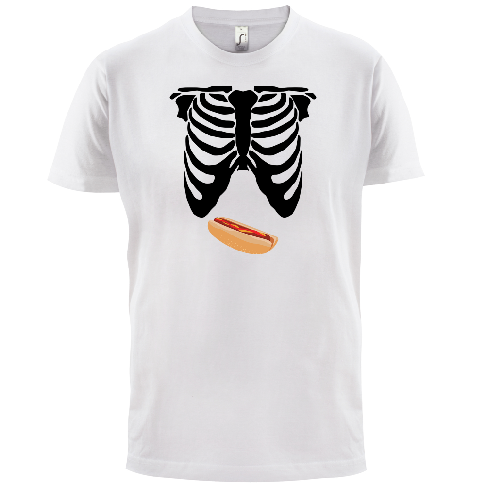Hotdog Tummy T Shirt