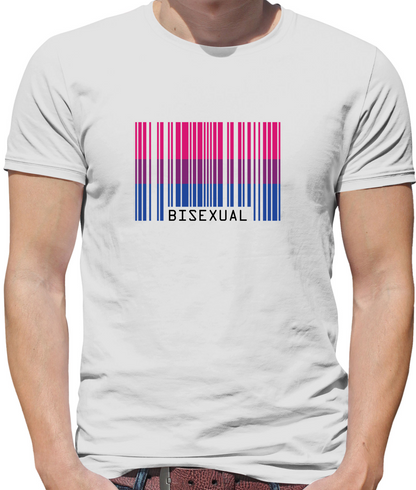 LGBT Barcode Flags - Bisexual T Shirt