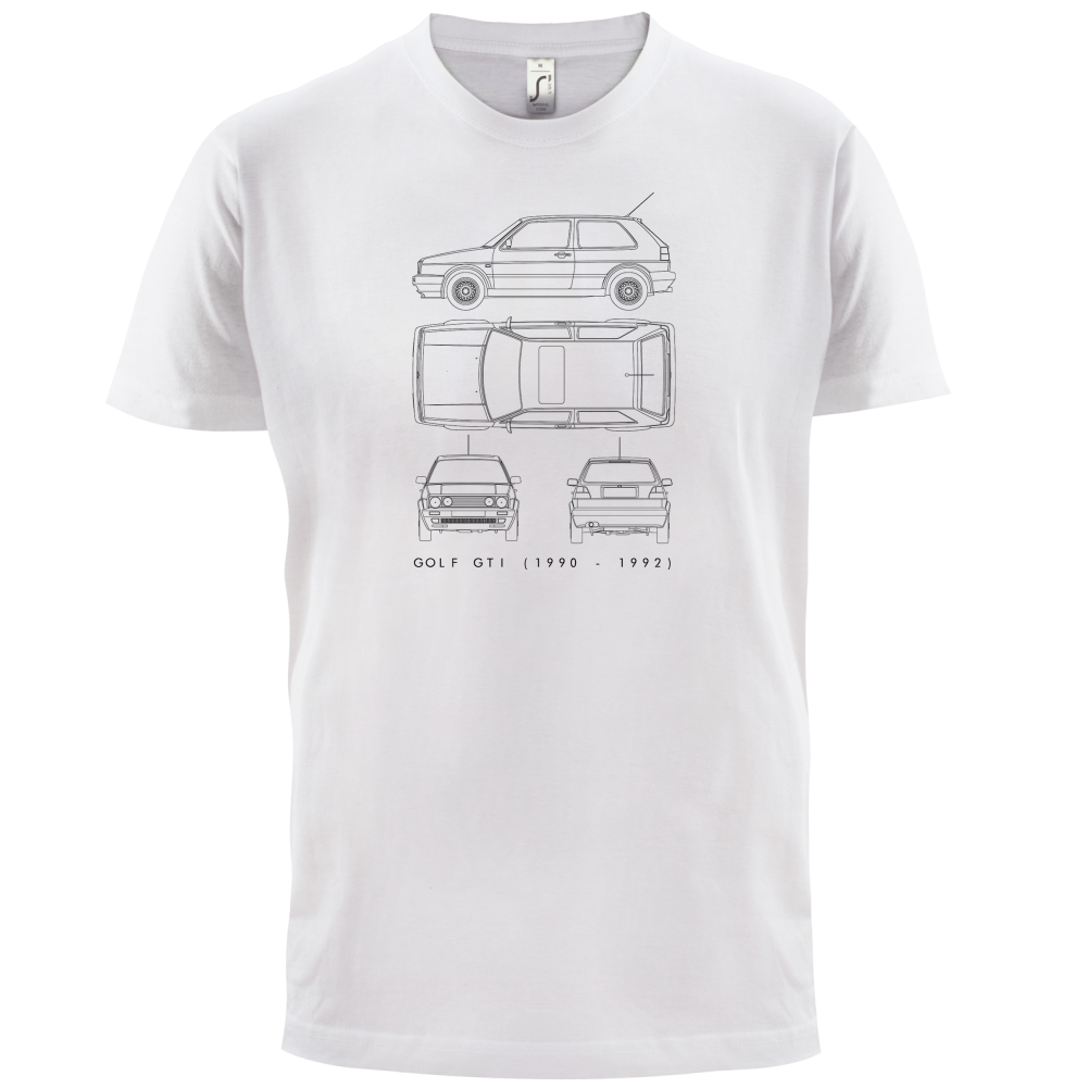 4 View Golf GTI MK2 T Shirt