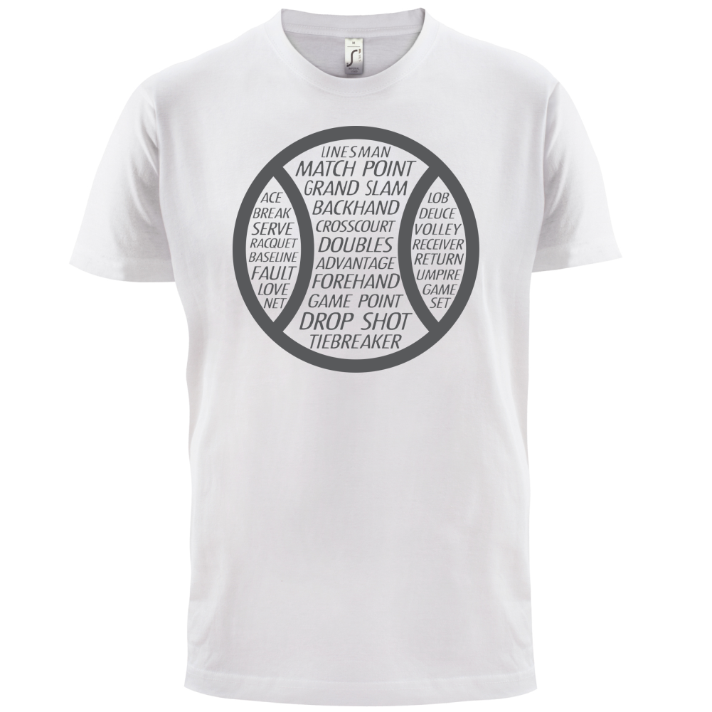 Tennis Word Ball T Shirt