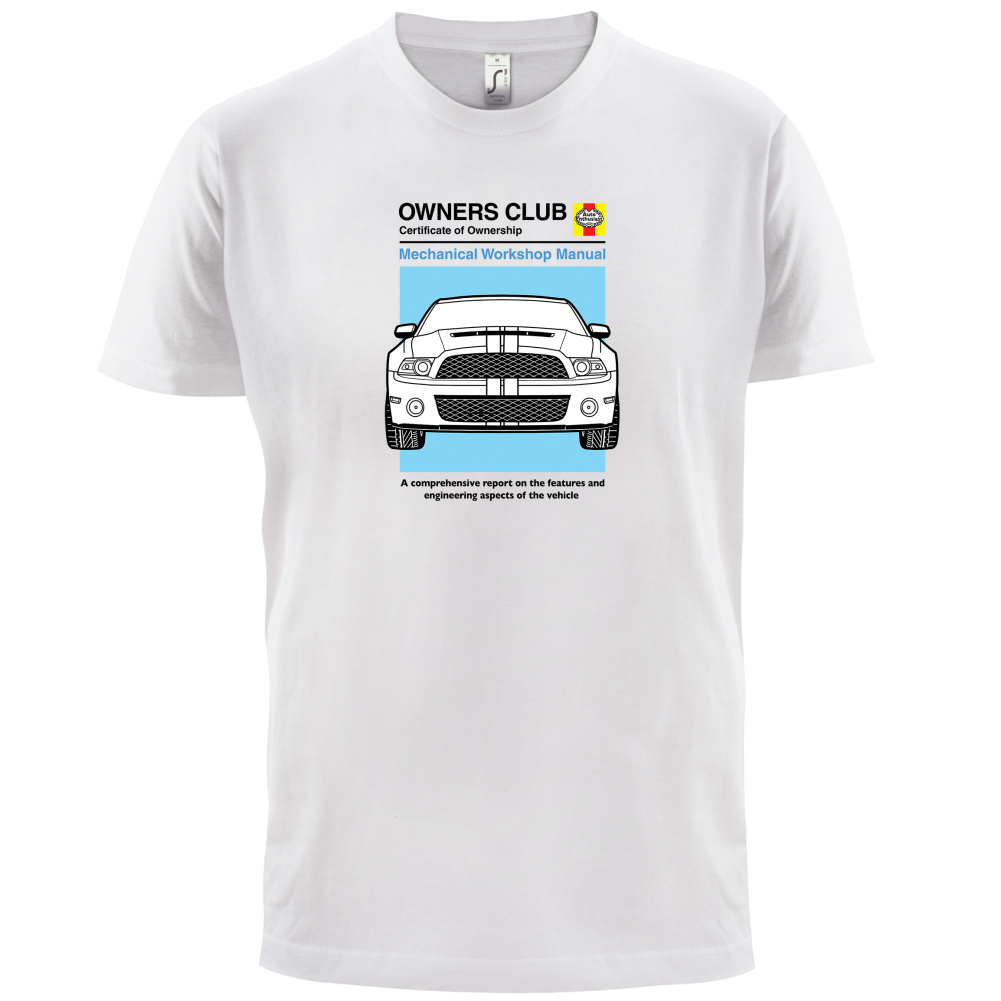 Car Owners Manual Mustang Mustang T Shirt