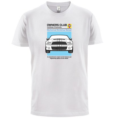 Car Owners Manual Mustang Mustang T Shirt