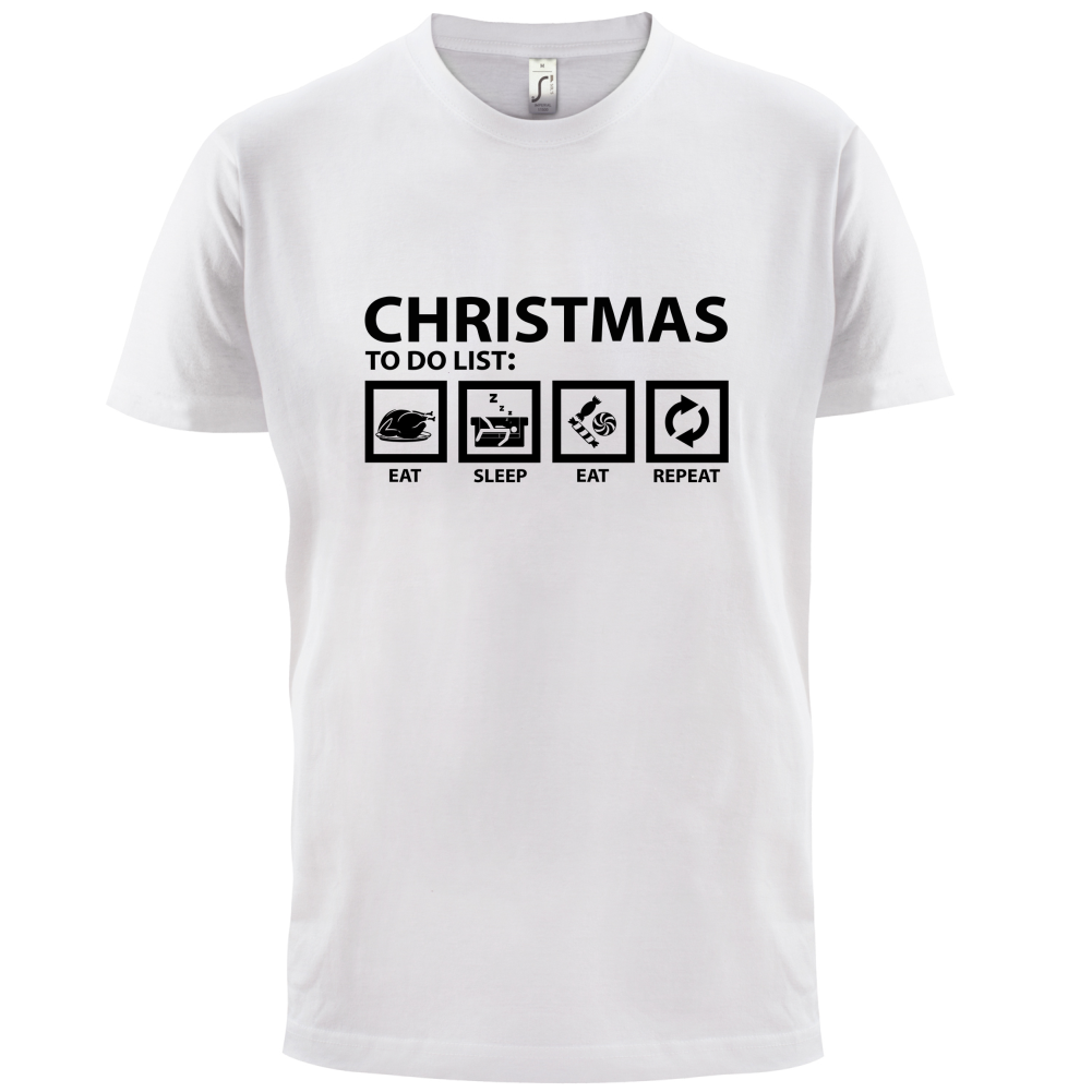 Christmas To Do List T Shirt