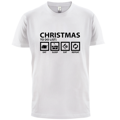 Christmas To Do List T Shirt