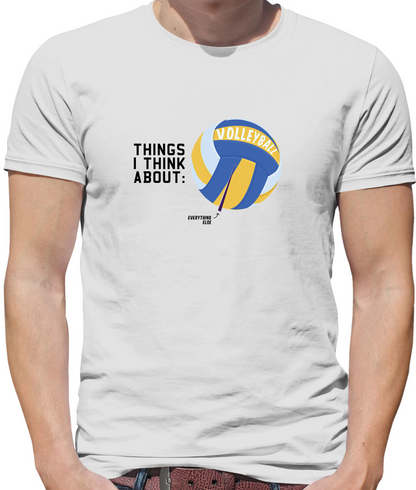 I Thiink About Volleyball T Shirt