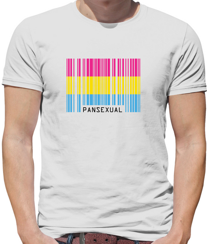 LGBT Barcode Flags - Pan Sexual T Shirt