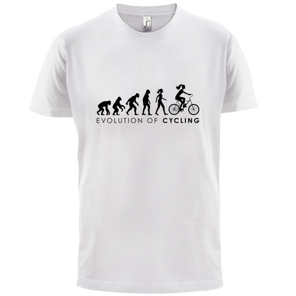 Evolution Of Woman Cycling T Shirt