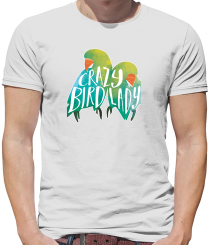 Crazy Bird Lady T Shirt