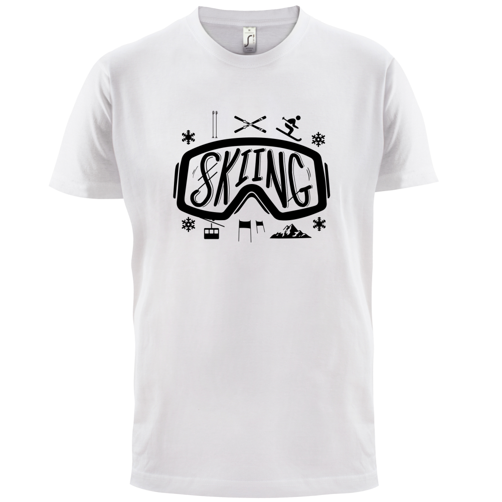 Skiing Goggles T Shirt