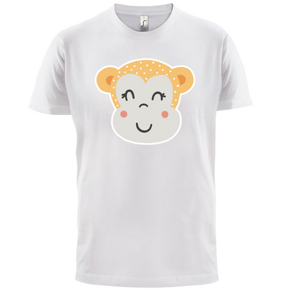 Smiley Face Monkey  T Shirt