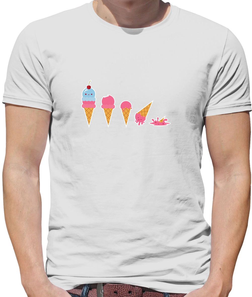 Evolution Of Ice Cream T Shirt
