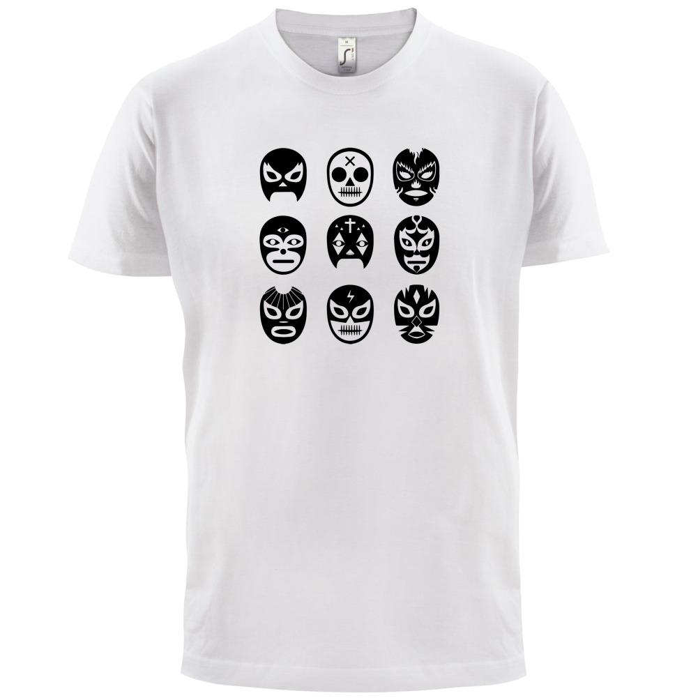 Lucha Masks  T Shirt