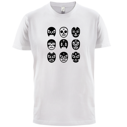 Lucha Masks  T Shirt