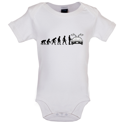 Evolution of Man DMC-12 Driver Baby T Shirt