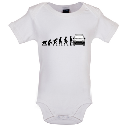 Evolution of Man Transit Driver Baby T Shirt