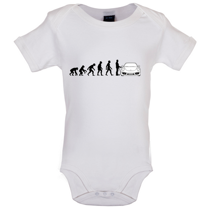 Evolution of Man 911 Driver Baby T Shirt