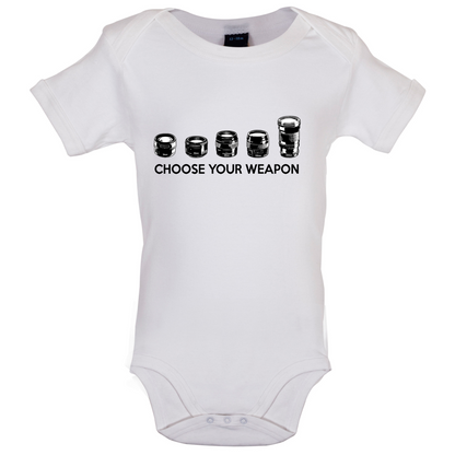 Choose your Weapon (Camera Lenses) Baby T Shirt