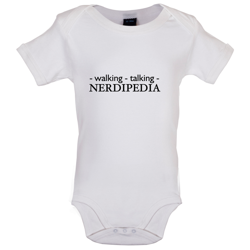 Walking Talking NERDIPEDIA Baby T Shirt