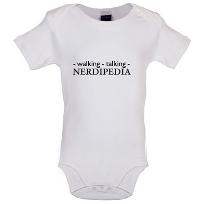 Walking Talking NERDIPEDIA Baby T Shirt