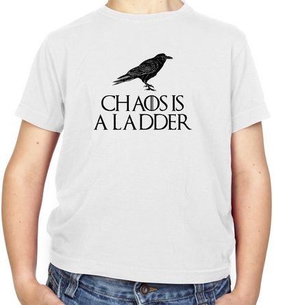Chaos Is A Ladder Kids T Shirt