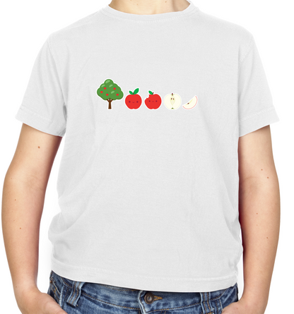 Evolution Of Apple Kids T Shirt
