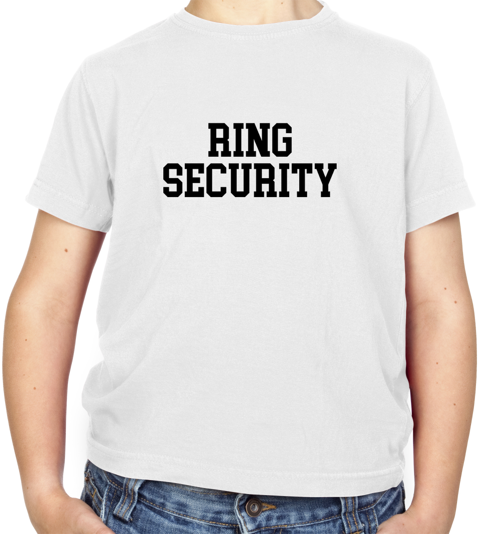 Ring Security Kids T Shirt