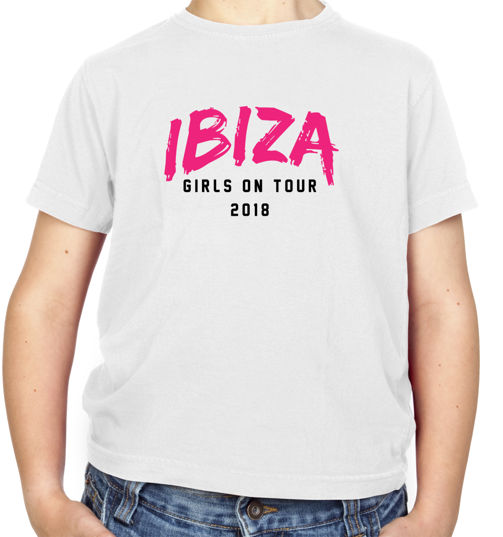 Girls On Tour Ibiza Kids T Shirt